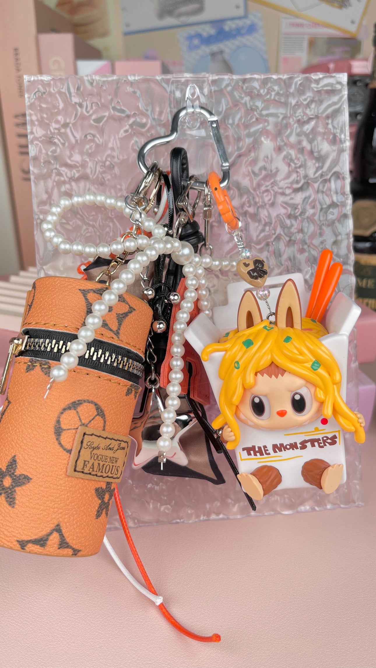 Popmart Labubu Keychains Bagstraps