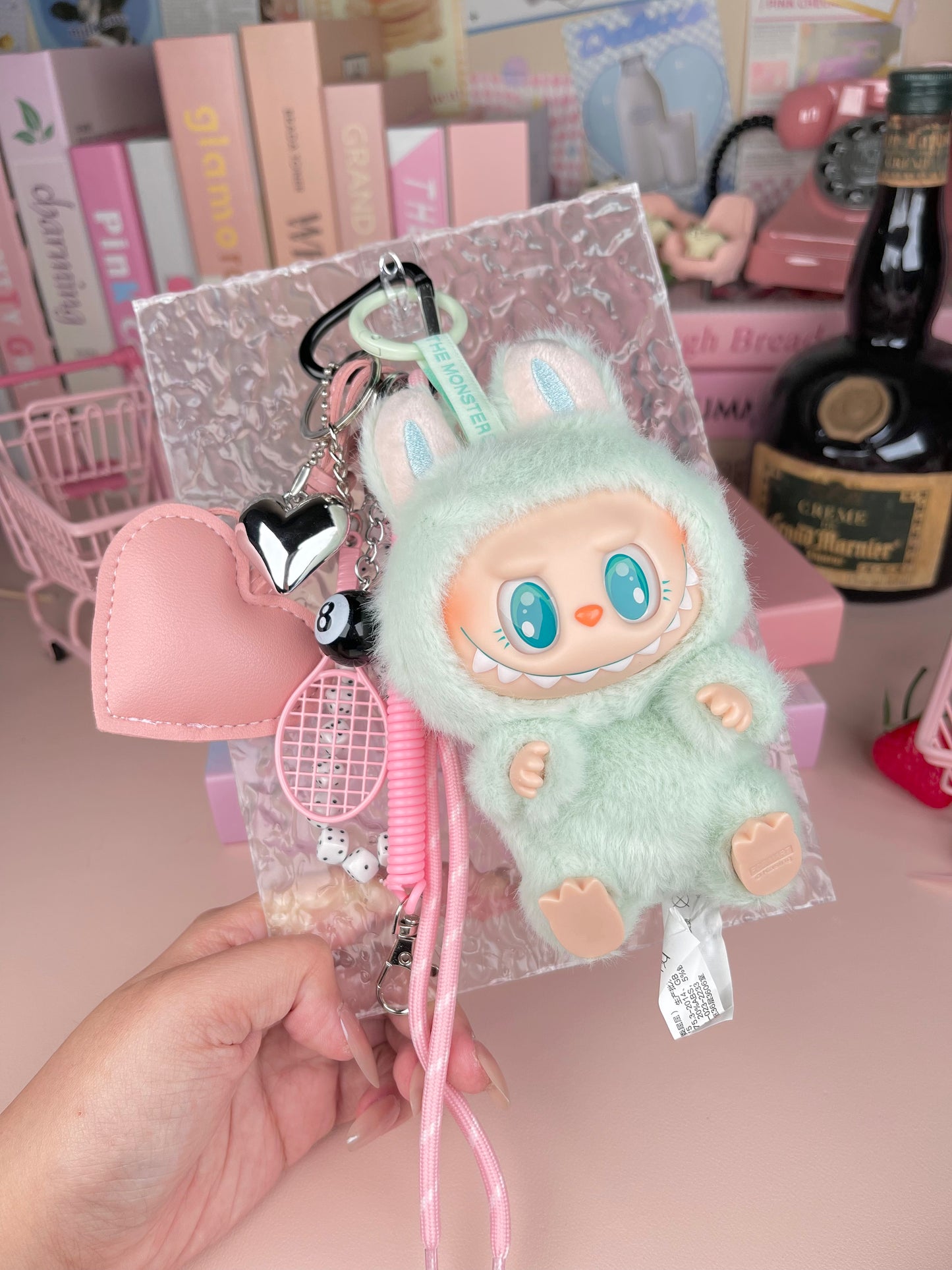 Popmart Labubu Vinyl Plush Pendant Keychain