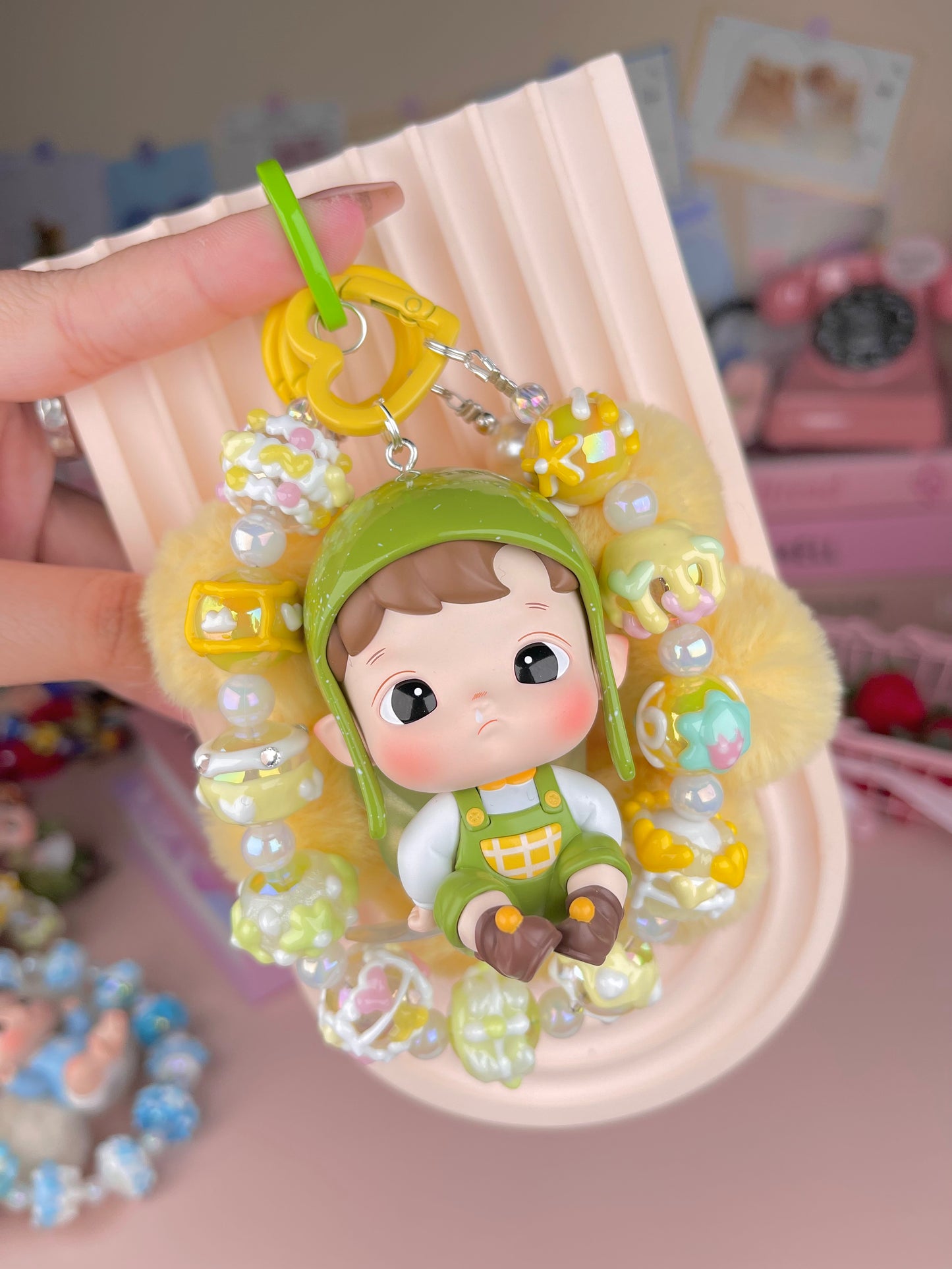 Popmart Hacipupu Beaded Keychains