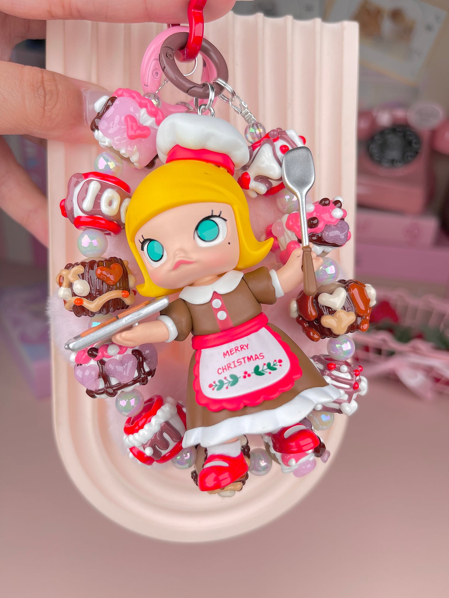 Popmart Molly Beaded Keychains