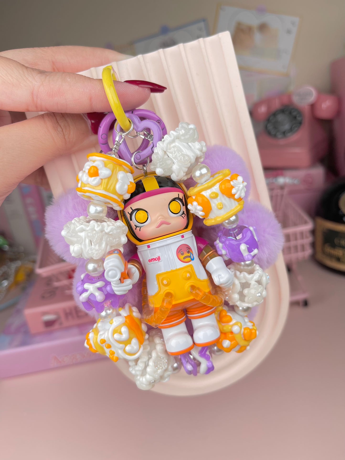 Popmart Megaspace Molly Figurine Keychains
