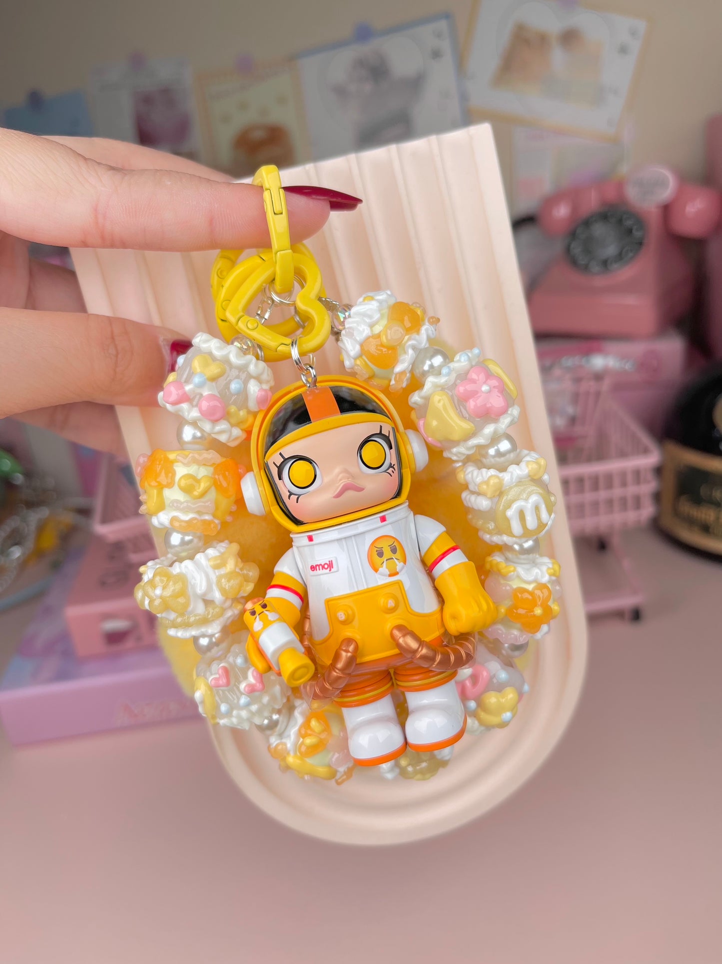 Popmart Megaspace Molly Figurine Keychains