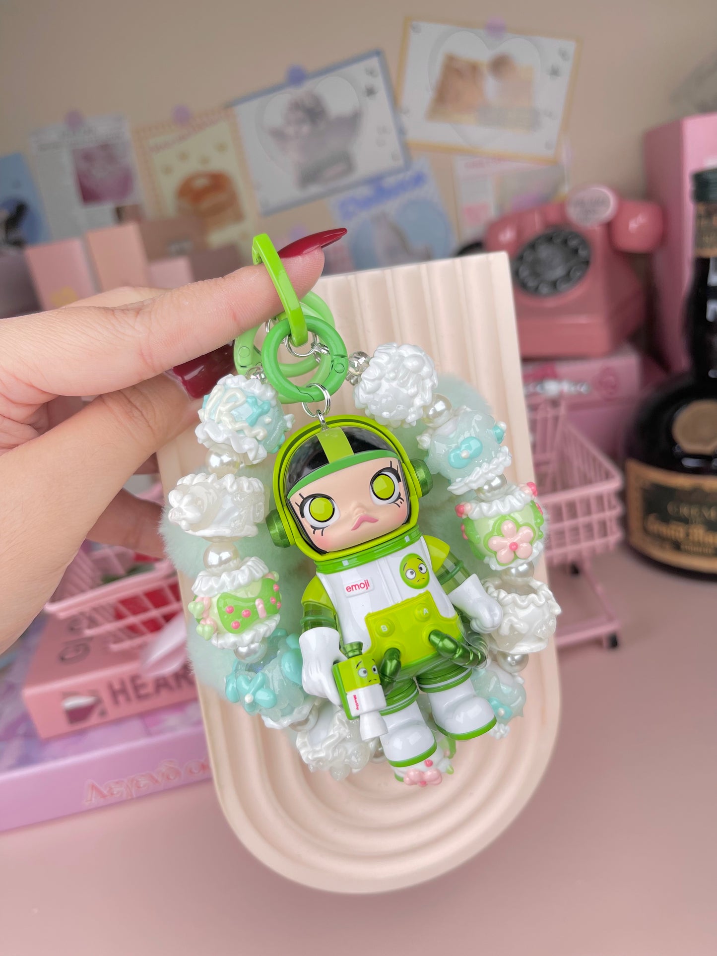 Popmart Megaspace Molly Figurine Keychains