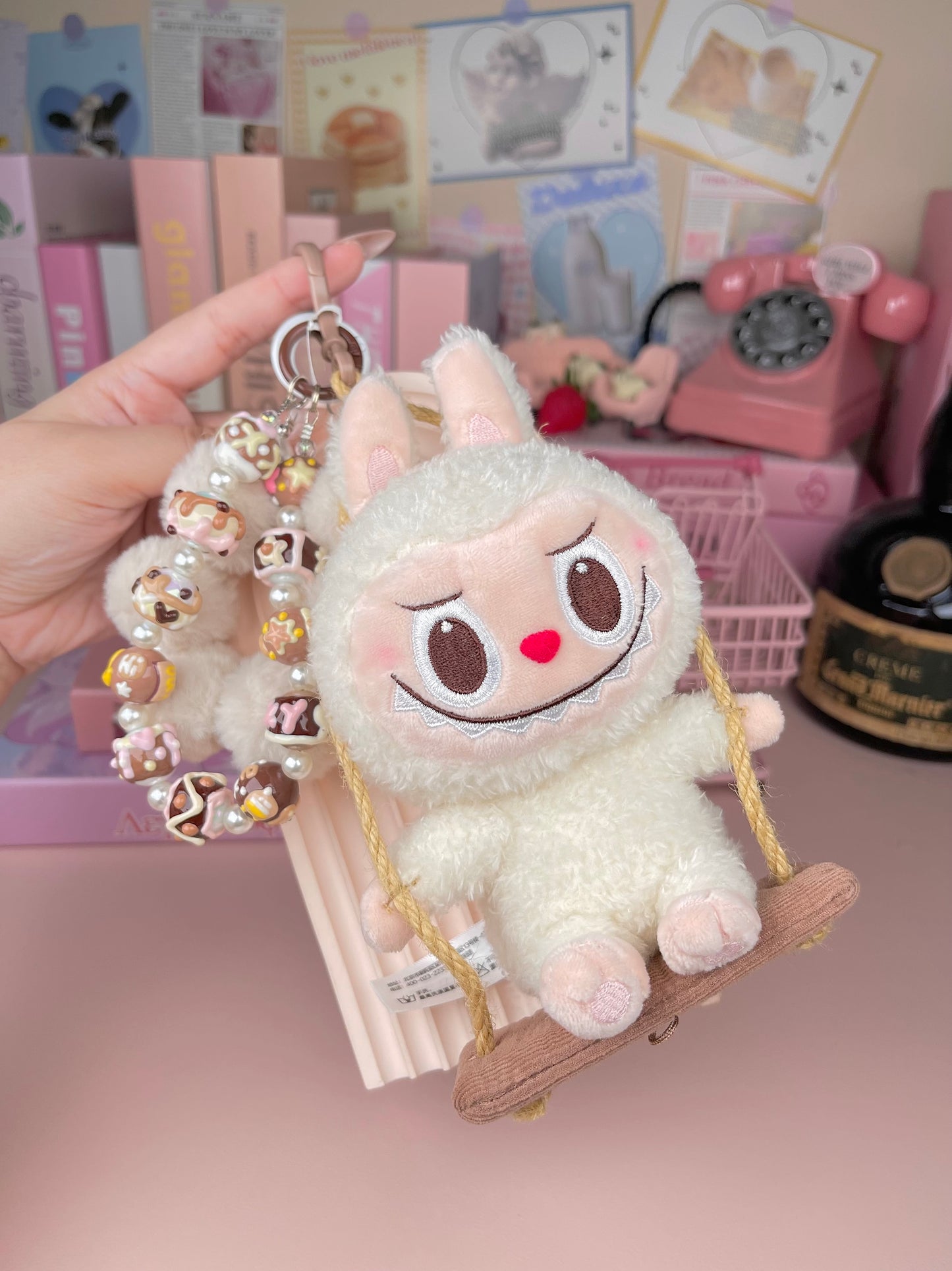 Popmart Labubu Vinyl Plush Pendant Keychain