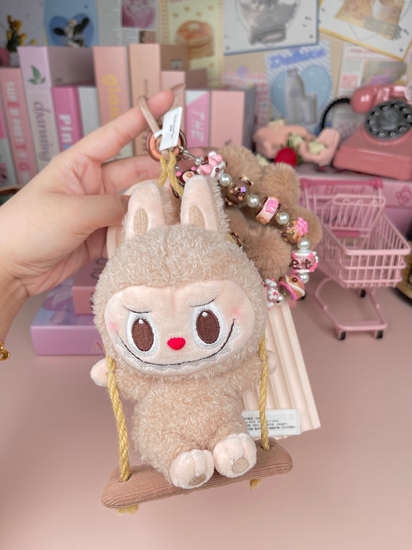 Popmart Labubu Vinyl Plush Pendant Keychain