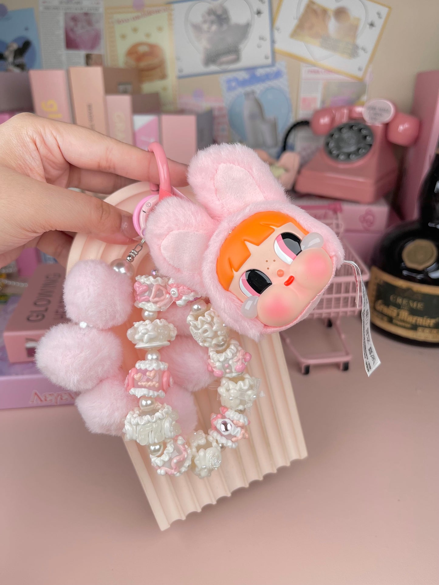 Popmart Crybaby Vinyl Plush Pendant Keychains