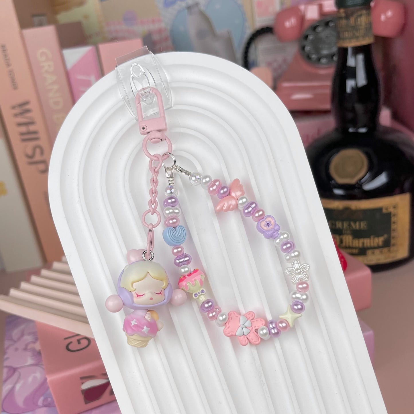 Popmart Popbean Ice Cream Series Simple Keychains