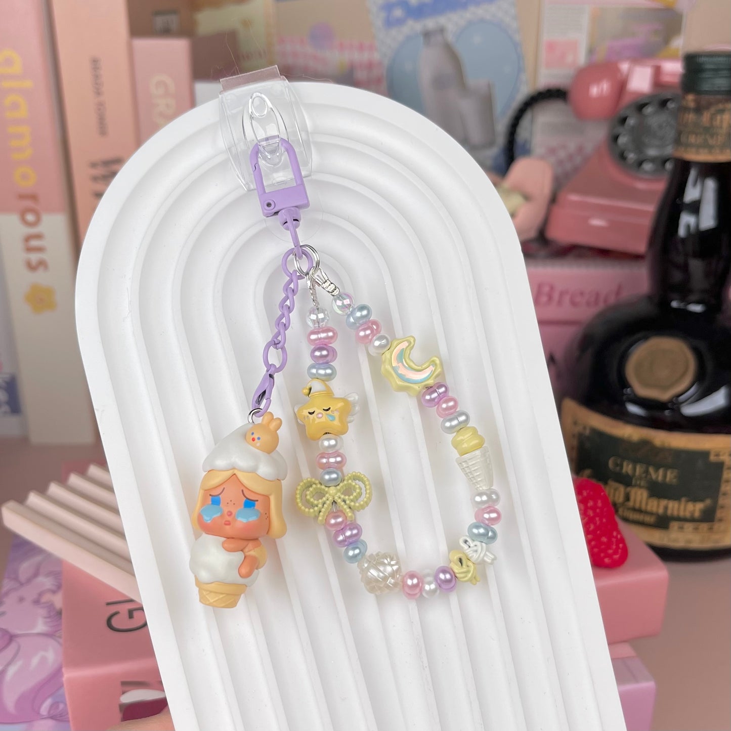 Popmart Popbean Ice Cream Series Simple Keychains