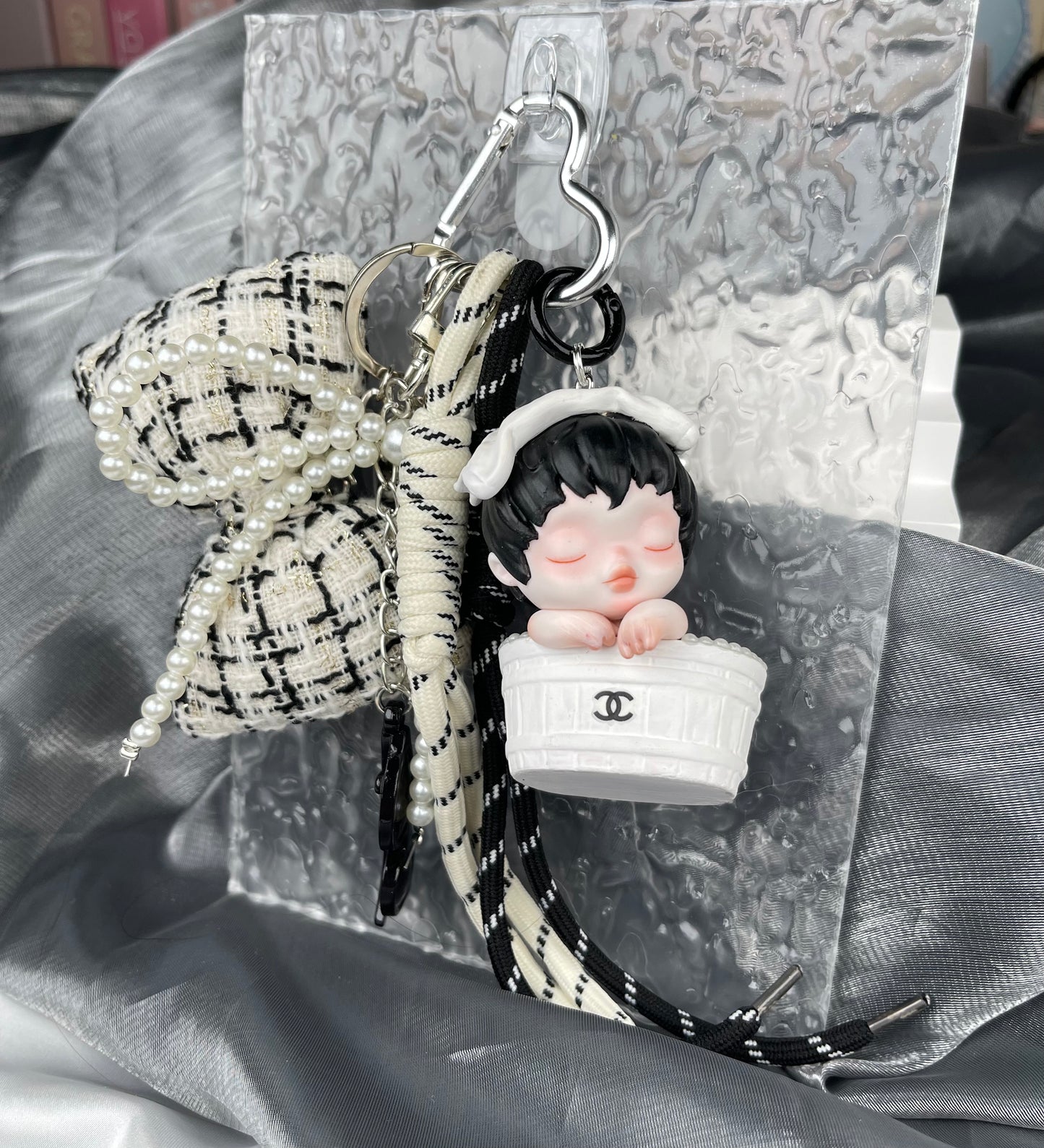 CC Inspired Skullpanda Keychain Bagstrap