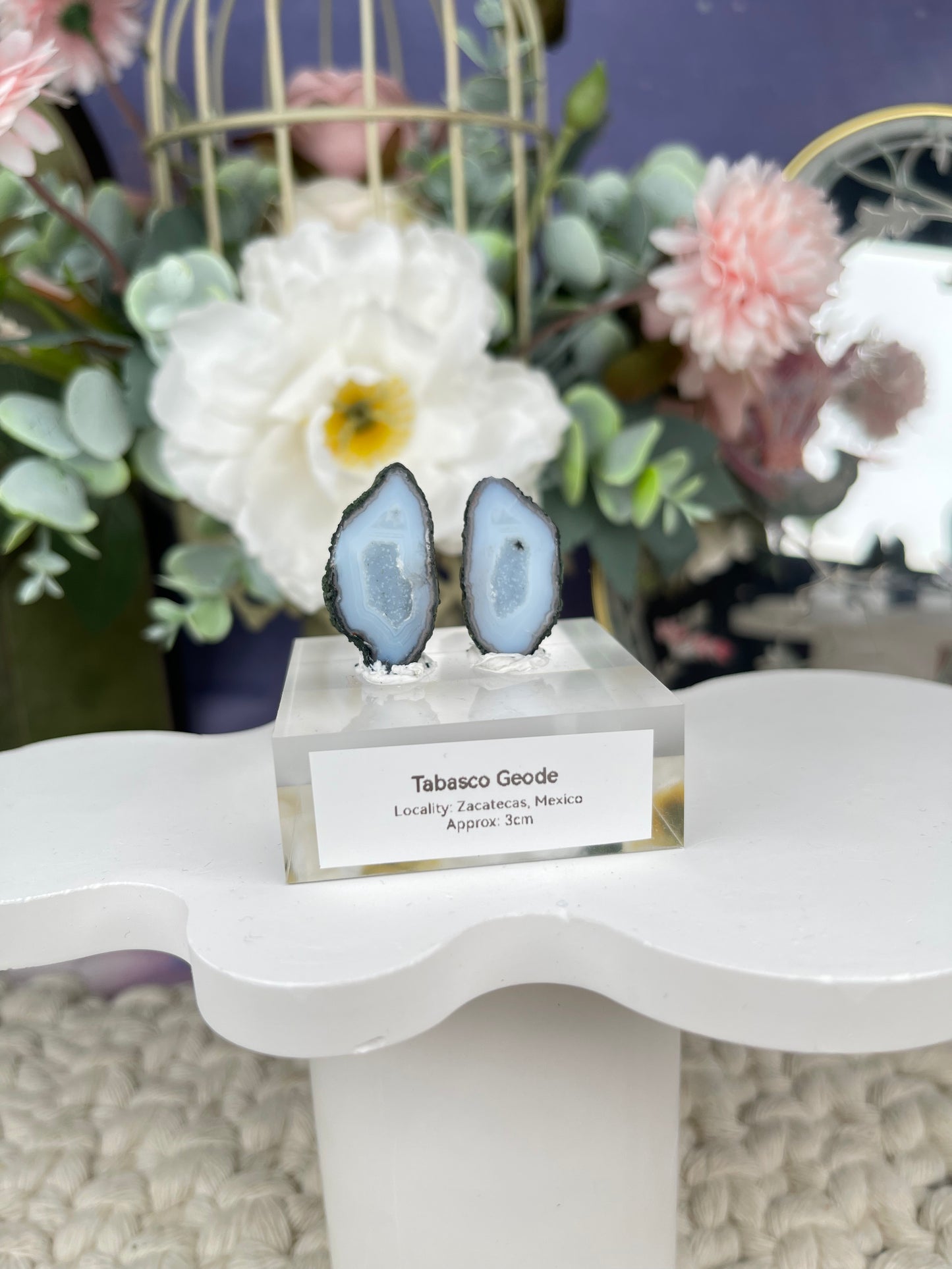 Tabasco Geode Pair