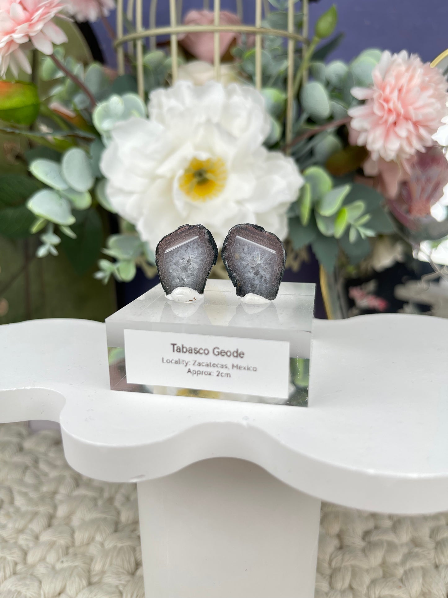 Tabasco Geode Pair