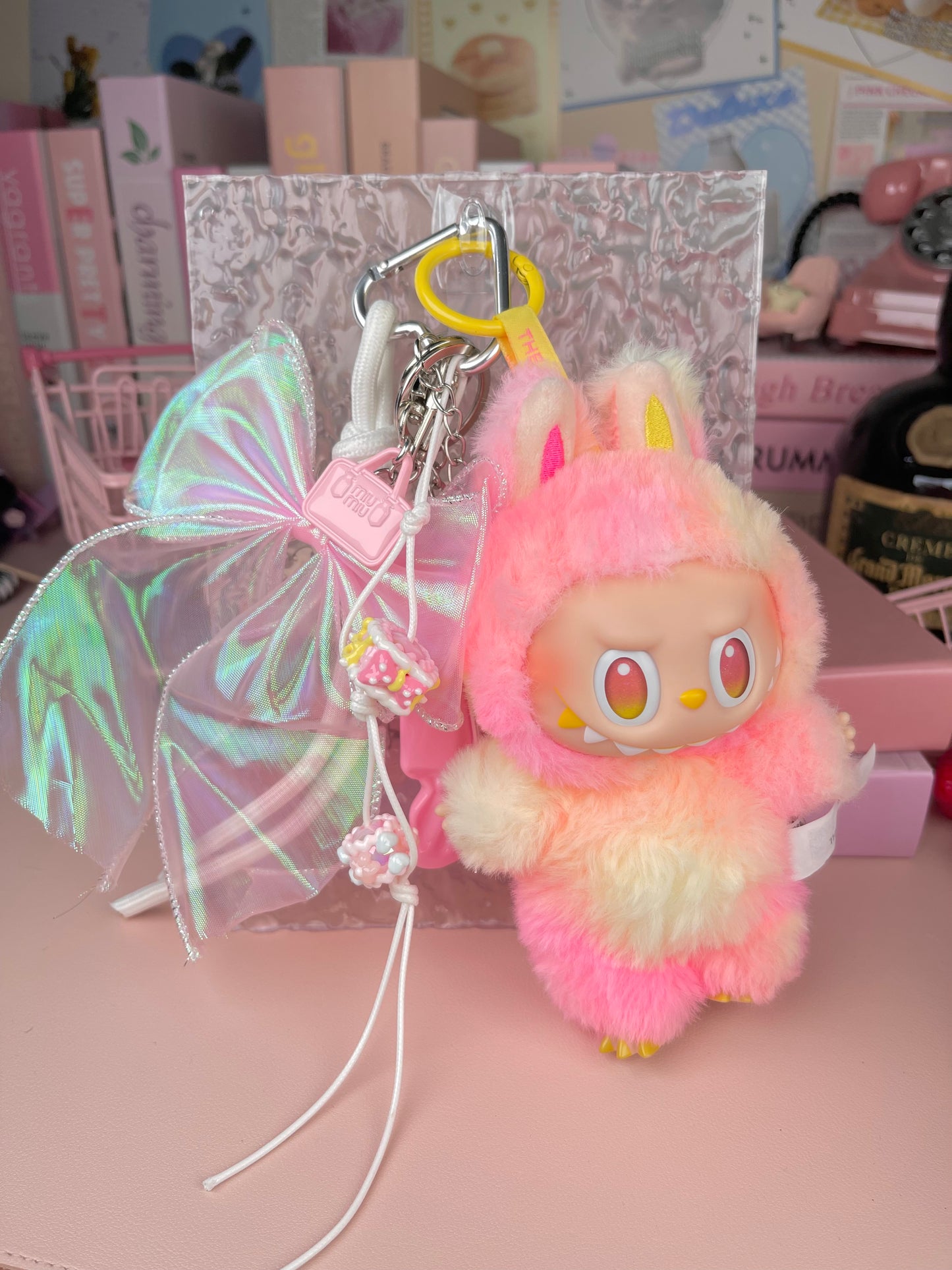 Popmart Labubu Vinyl Plush Pendant Keychain