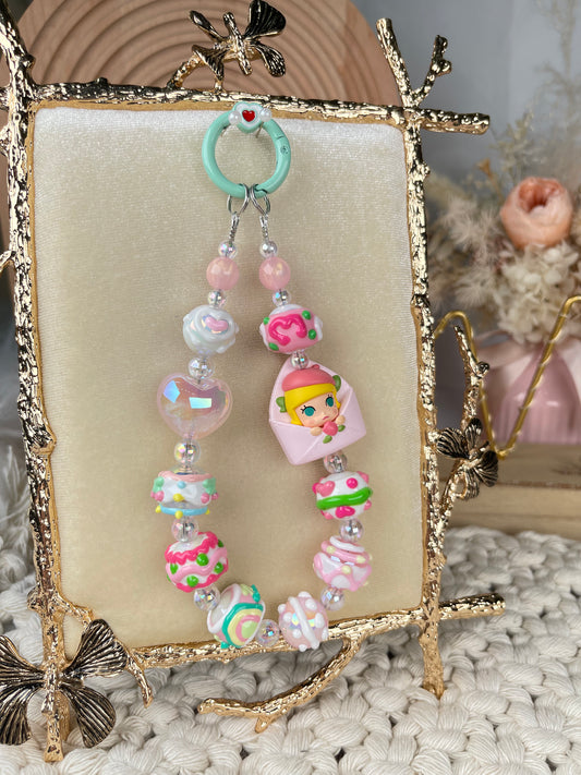 Molly Love Letter Long Keychain/ Phone Chain