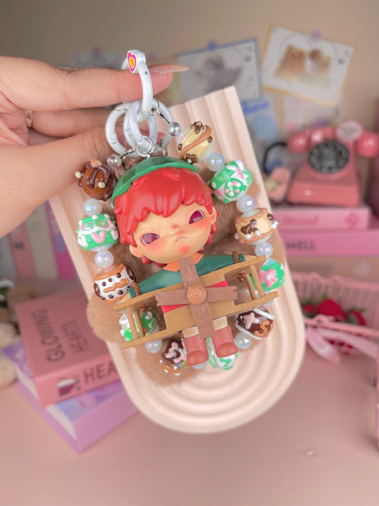 Popmart Hirono Beaded Keychains