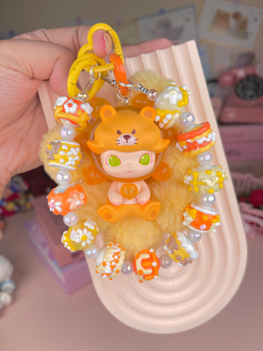 Popmart Dimoo Figurine Beaded Keychains