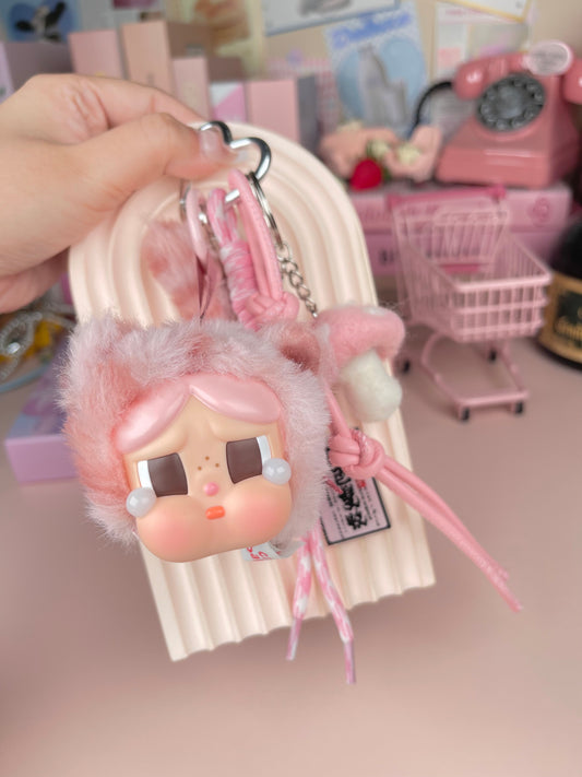 Popmart Crybaby Vinyl Plush Pendant Keychains
