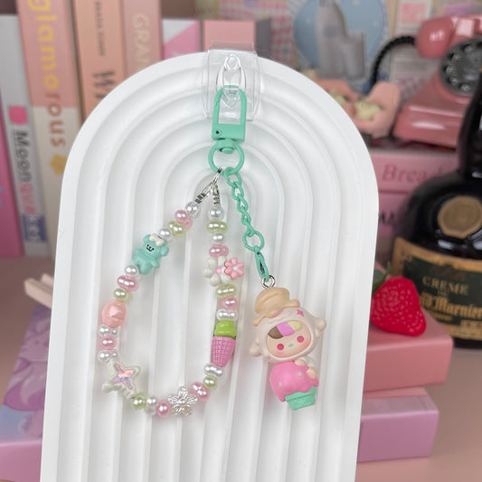 Popmart Popbean Ice Cream Series Simple Keychains