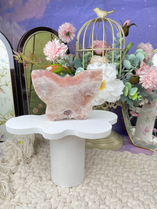 Pink Amethyst Butterfly