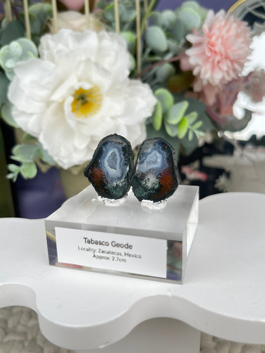Tabasco Geode Pair
