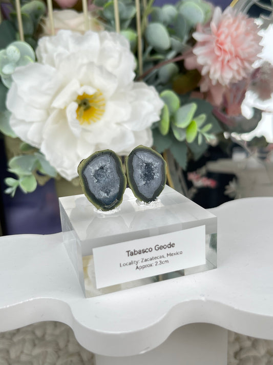 Tabasco Geode Pair