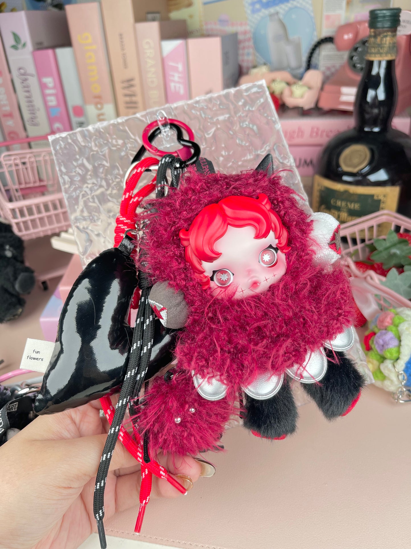 Popmart Skullpanda Vinyl Plush Pendant Keychain