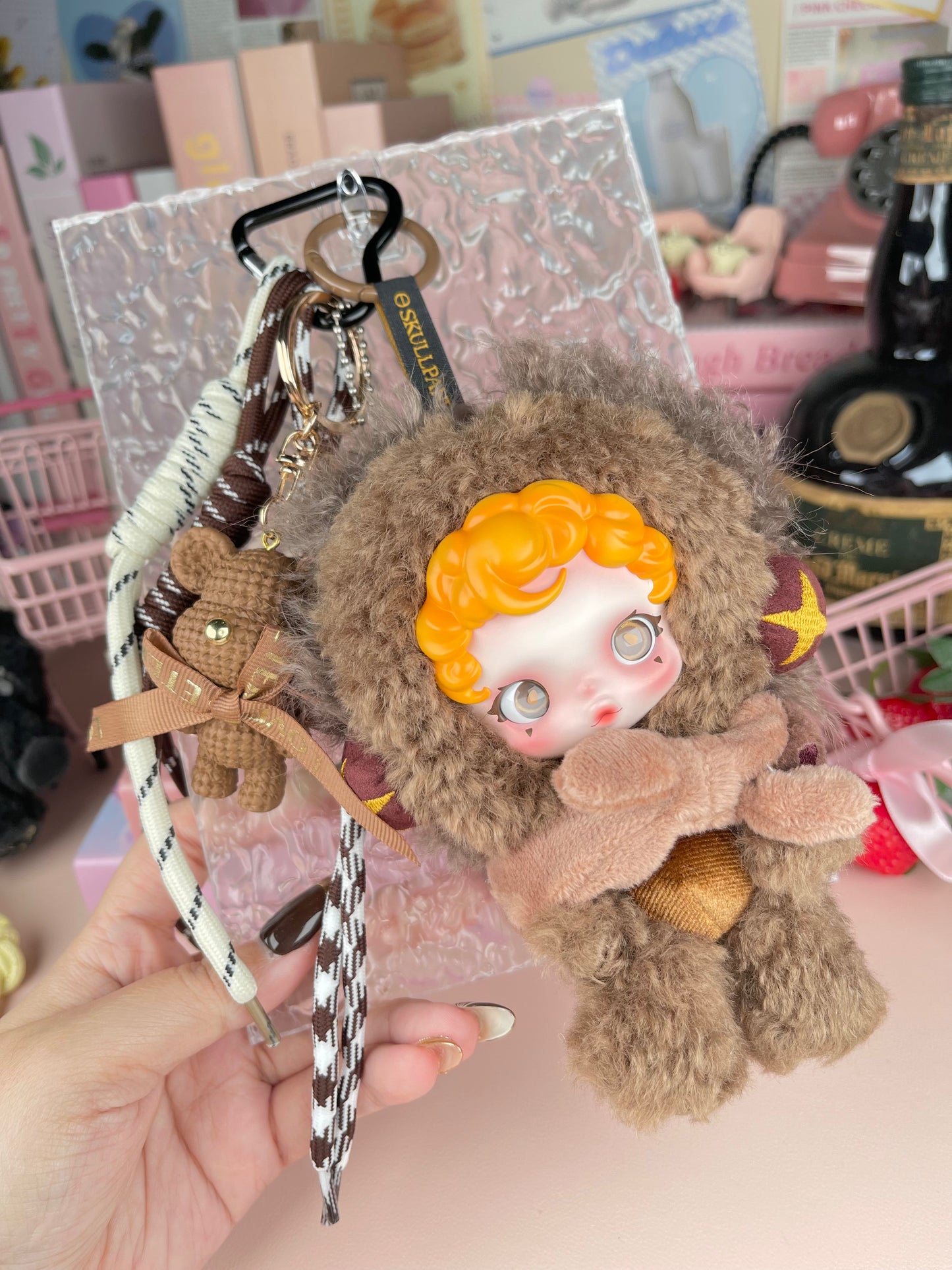 Popmart Skullpanda Vinyl Plush Pendant Keychain