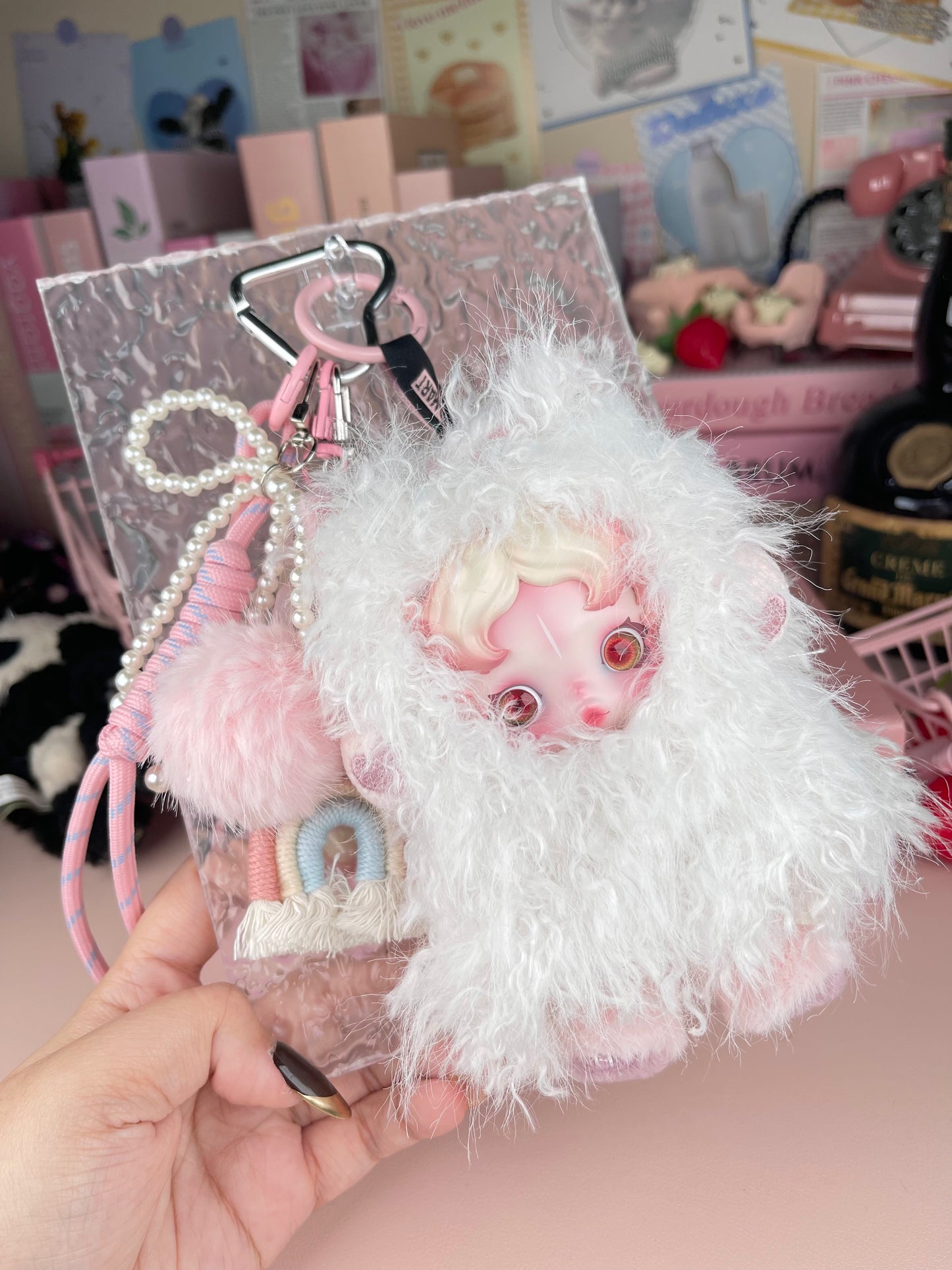 Popmart Skullpanda Vinyl Plush Pendant Keychain