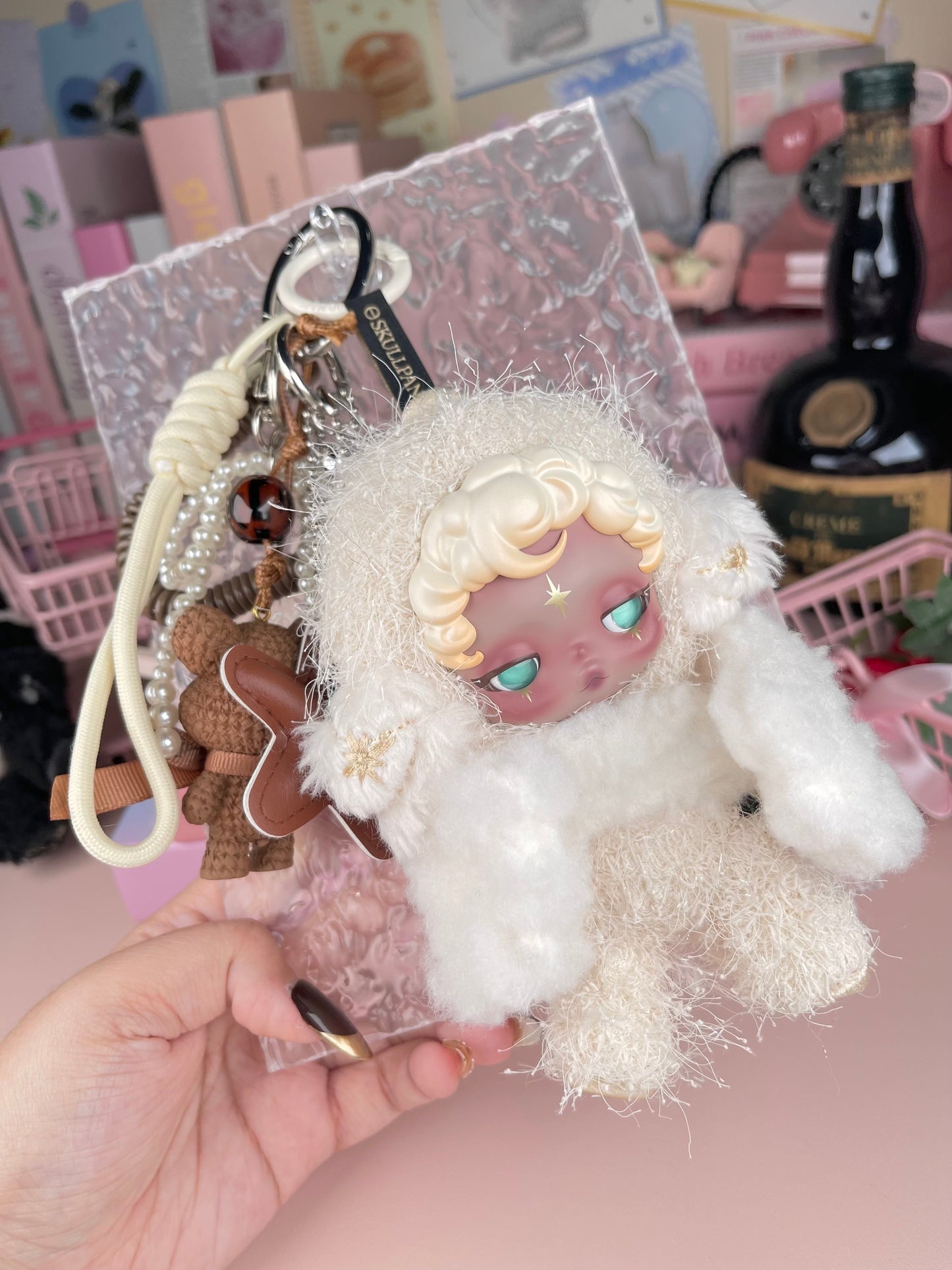 Popmart Skullpanda Vinyl Plush Pendant Keychain